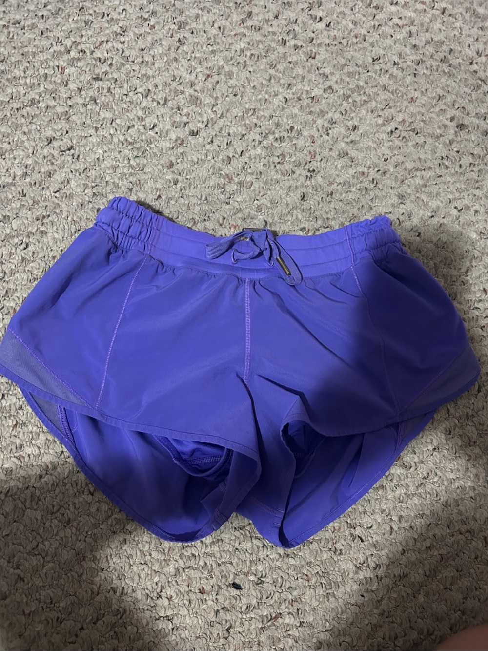lululemon athletica Purple Running Shorts with Built-in Liner